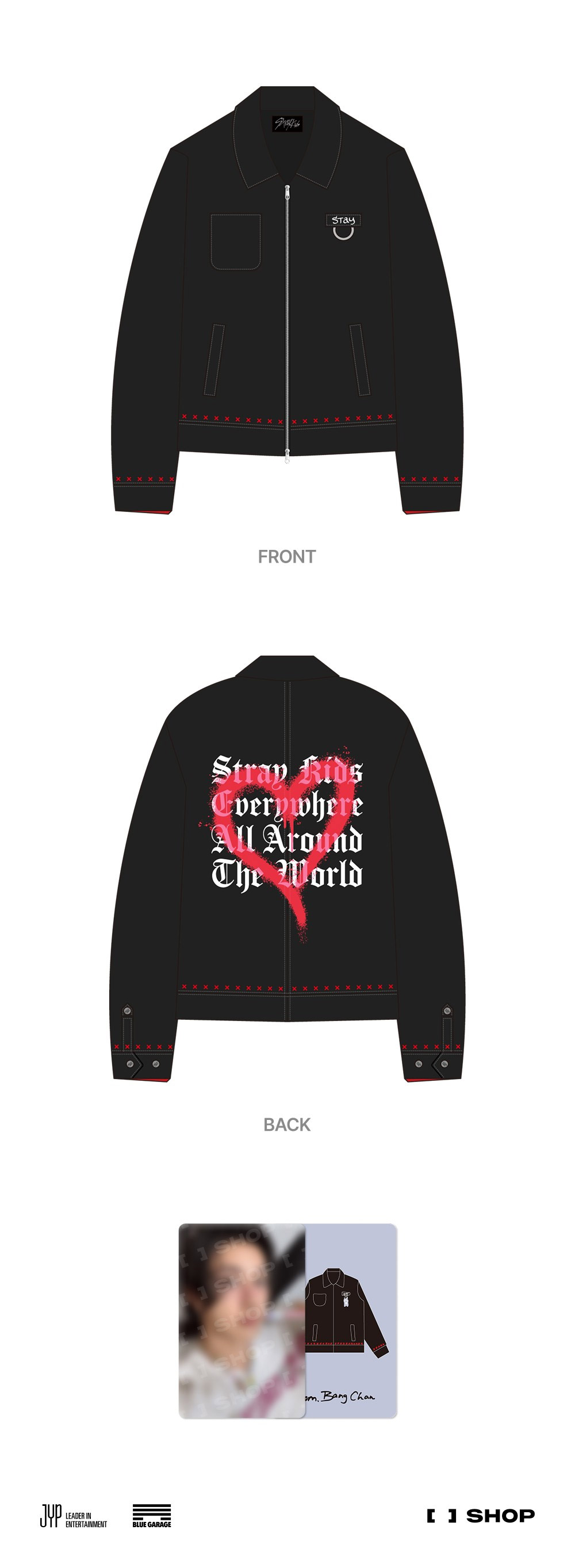 アイドル JACKET by Bang Chan Stray Kids celebrATE Goods -JACKET by Bang Chan